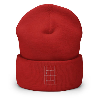 THE COURT Tennis Beanie - Golden Slam Tennis Apparel
