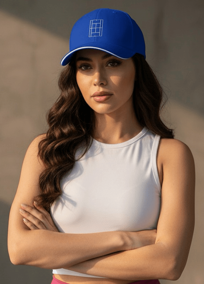 THE COURT Tennis Tech Cap - Golden Slam Tennis Apparel
